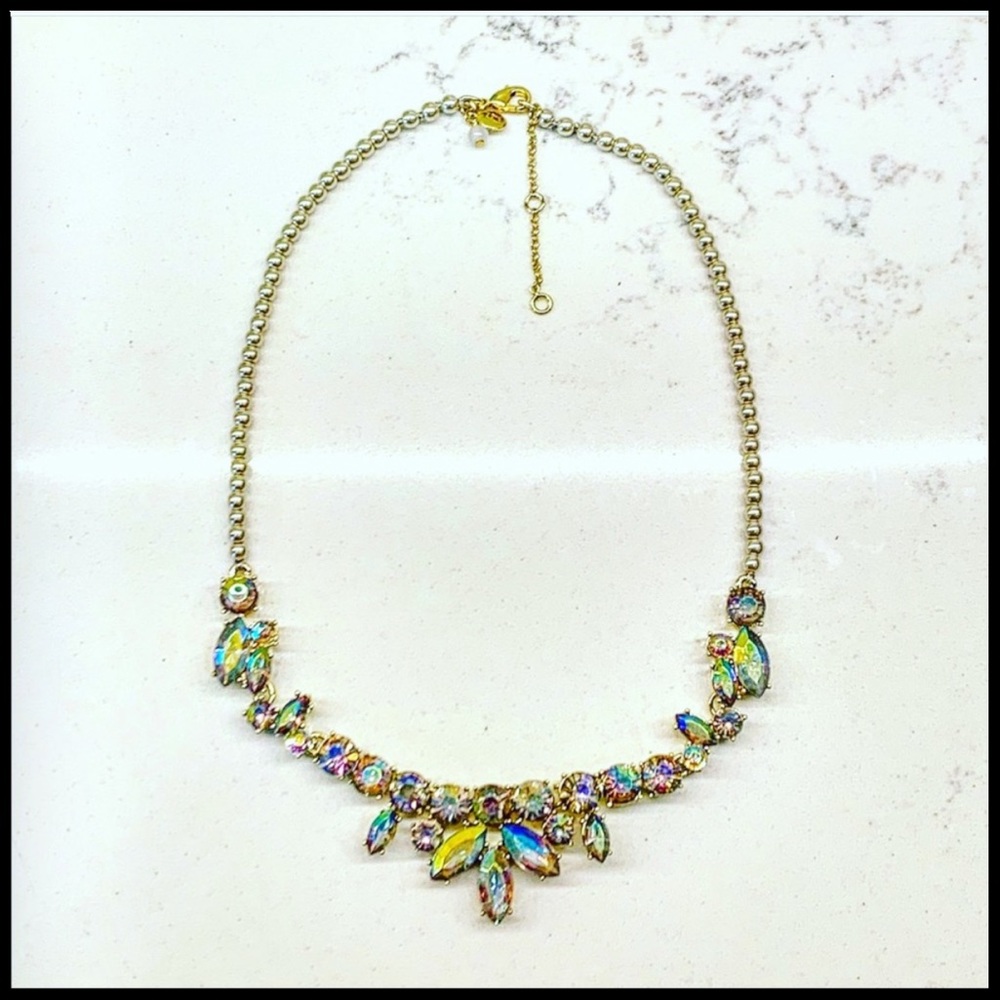 Crewcuts Aurora Borealis Crystal Necklace / J. Crew